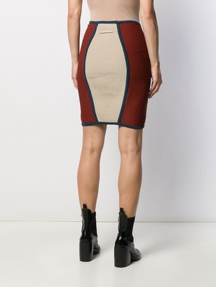Jean Paul Gaultier Pre Owned 1990 Knitted Pencil Skirt