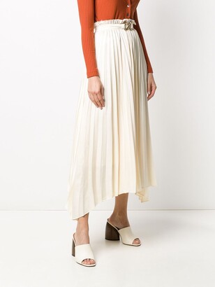 REJINA PYO Pleated Flared Midi Skirt