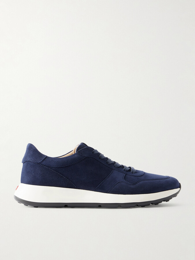 Tod's Red Dot Suede Sneakers