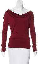 Thumbnail for your product : Gucci Draped Long Sleeve T-Shirt