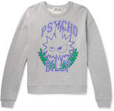 Thumbnail for your product : McQ Psychobilly Printed Loopback Cotton-Jersey Sweatshirt - Men - Gray