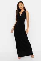 Thumbnail for your product : boohoo Petite Cowl Neck Cross Back