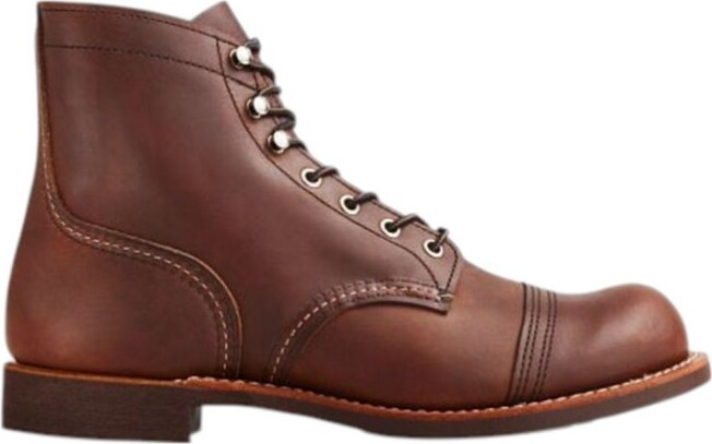 Red Wing Shoes Cap-Toe Lace-Up Boots