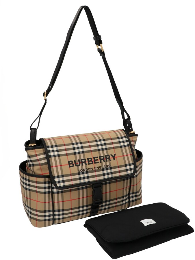 burberry plaid diaper bag