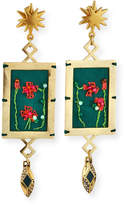 Thumbnail for your product : Lulu Frost Villa Hand-Embroidered Dangle Earrings