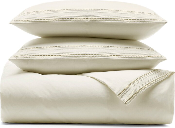 Boll & Branch Signature Ladder Stitch Duvet Cover & Shams Set