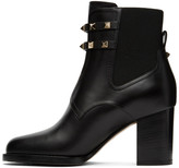 Thumbnail for your product : Valentino Black Garavani Beatle Rockstud Heeled Ankle Boots