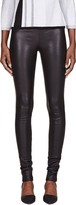 Thumbnail for your product : Helmut Lang Black Stretch Leather Leggings
