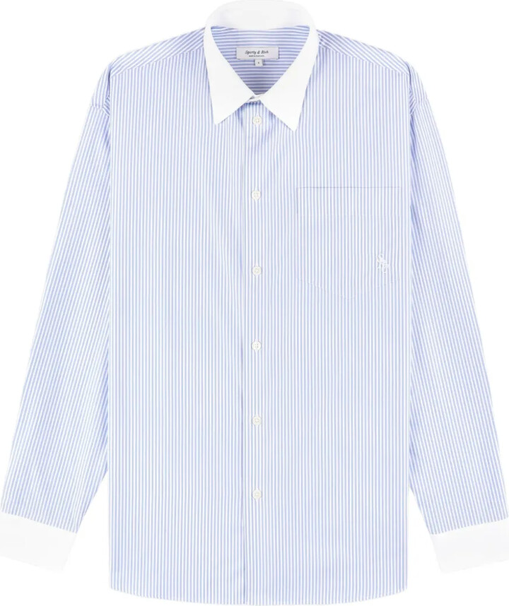 Sporty & Rich Striped Pocket Shirt