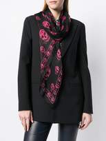 Thumbnail for your product : Alexander McQueen skull print scarf
