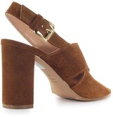Thumbnail for your product : Roberto Festa Fede Brown Suede Sandal
