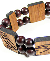 Thumbnail for your product : Domo Beads Double Bracelet | Egyptian (Cherry)
