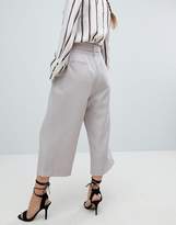 Thumbnail for your product : boohoo Tie Waist Wide Leg Culottes
