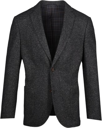charcoal wool mix coat