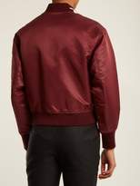 Thumbnail for your product : Muveil Floral Embellished Bomber Jacket - Womens - Burgundy