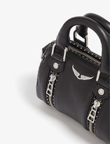 Thumbnail for your product : Zadig & Voltaire Nano Sunny studded leather bowling bag
