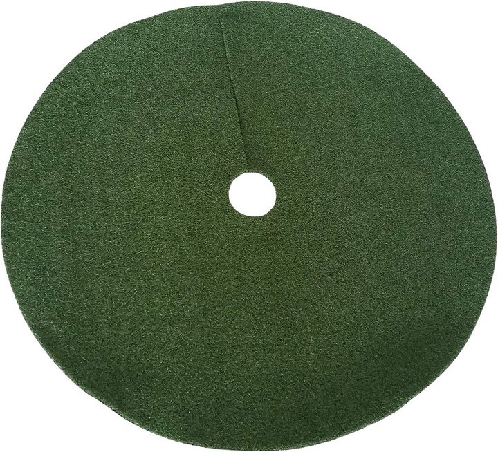 Pet Zen Garden Zen Garden Artificial Grass Christmas Tree Skirt w/Anti