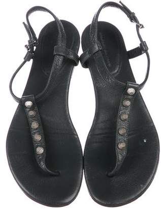 Balenciaga Athena Leather Sandals