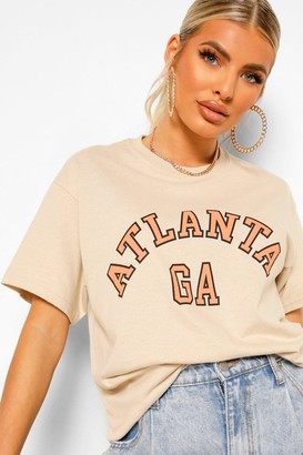 boohoo Atlanta Slogan Oversized T-shirt