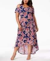 Thumbnail for your product : NY Collection Plus and Petite Plus Size Cold-Shoulder Fit and Flare Dress