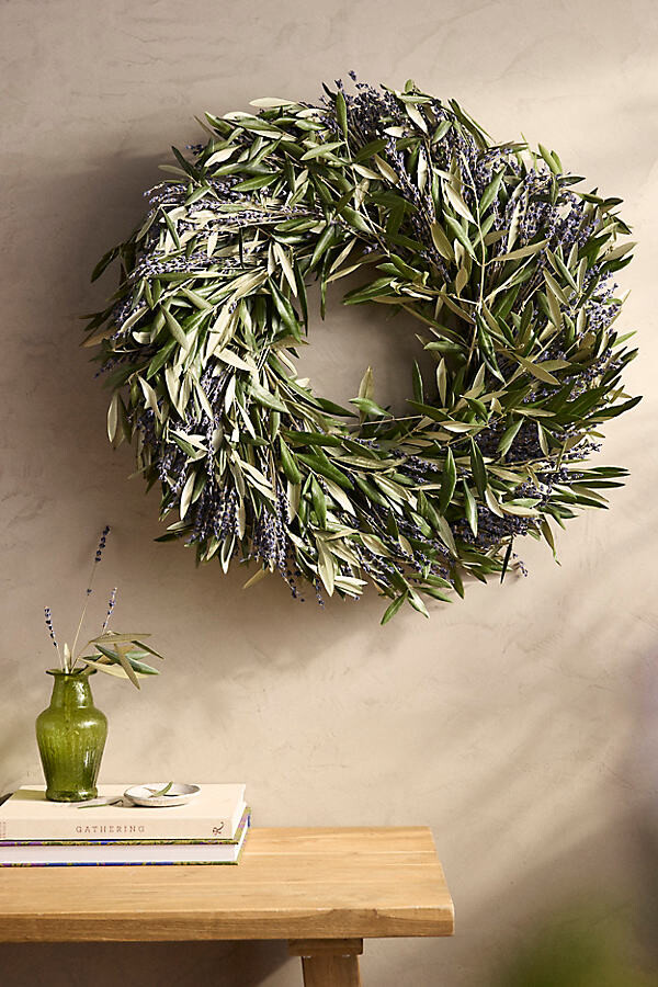 Fresh Lavender + Olive Wreath