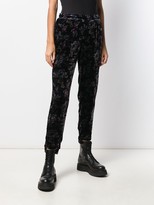 Thumbnail for your product : Gold Hawk Victoria crushed velvet trousers