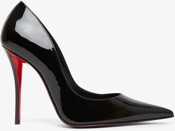 Christian Louboutin Miss Z 100 black patent pumps