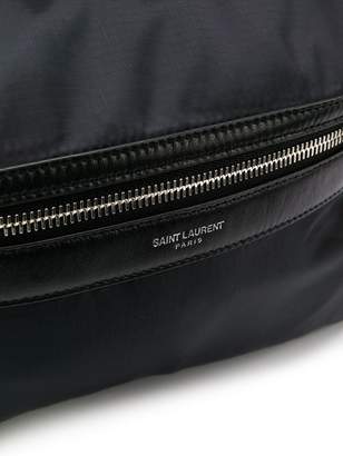 Saint Laurent double top zip backpack