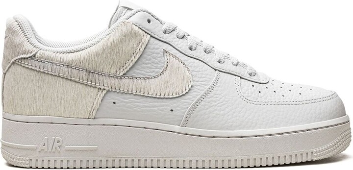Nike Air Force 1 "White Pony Hair Heel" sneakers - ShopStyle