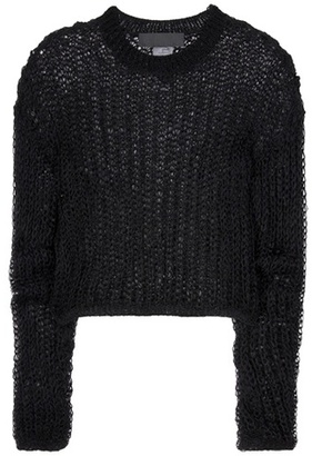 Haider Ackermann Open-knit cotton and wool sweater