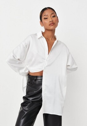 Missguided satin shirt Clearance