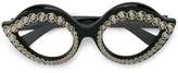 Thumbnail for your product : Gucci Eyewear crystal embellished cat-eye sunglasses