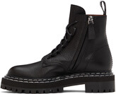 Thumbnail for your product : Proenza Schouler Black Lug Sole Combat Boots