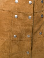 Thumbnail for your product : Saint Laurent Buttoned Mini Skirt