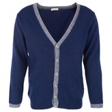 Thumbnail for your product : Il Gufo Navy V-neck Cardigan