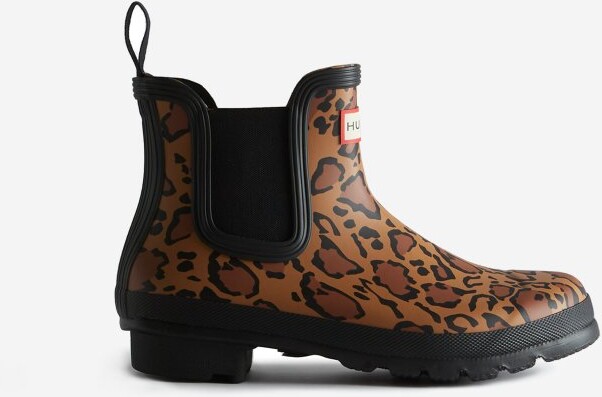 joules leopard print chelsea boots