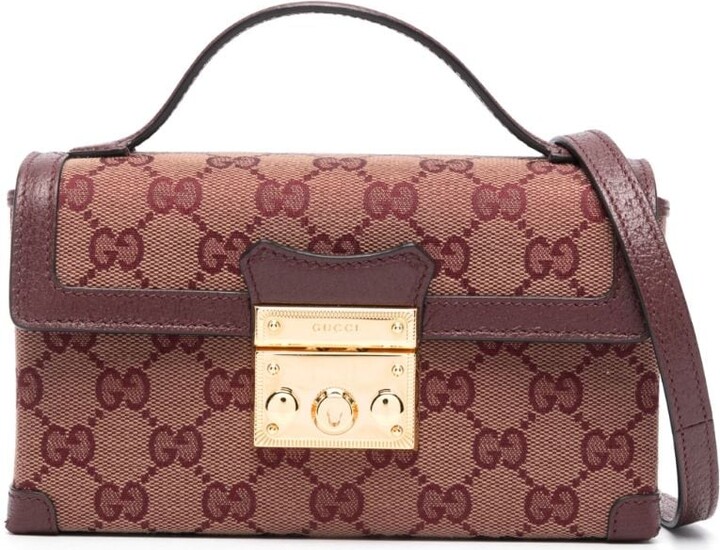 Gucci GG Canvas Web Small Flat Messenger Bag - ShopStyle