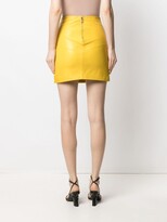 Thumbnail for your product : Manokhi Buckle-Detail Leather Skirt