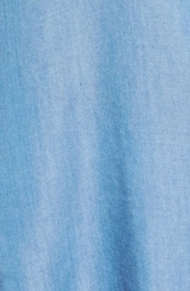 MICHAEL Michael Kors Petite Women's Chambray Cold Shoulder Shirt