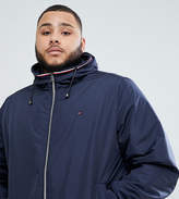 Thumbnail for your product : Tommy Hilfiger Big & Tall Zake Hooded Flag Logo Jacket In Navy