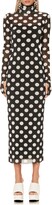 Thumbnail for your product : AFRM Shailene Long Sleeve Print Mesh Dress