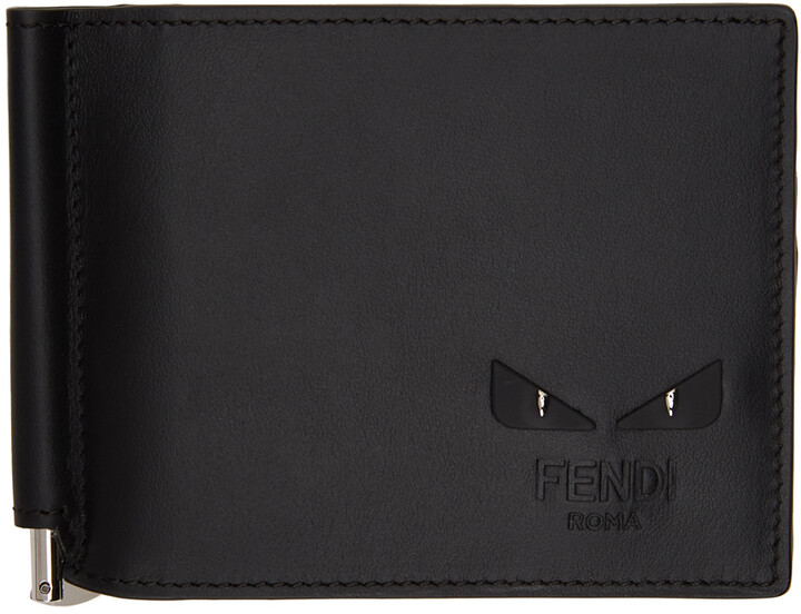 Fendi Black Bag Bugs Bifold Wallet - ShopStyle