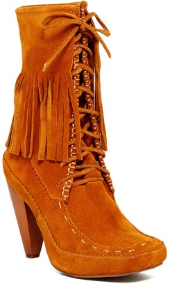 Jeffrey Campbell Mohave Fringe Lace-Up Boot