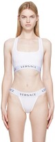 Thumbnail for your product : Versace Underwear White Logo Bra