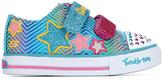 Thumbnail for your product : Skechers Twinkle Toes Shuffle Triple up