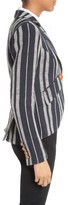 Thumbnail for your product : Smythe Women's Stripe Linen Blazer