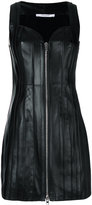 Givenchy - sleeveless mini dress - women - Soie/coton/Peau d'agneau/Viscose - 36