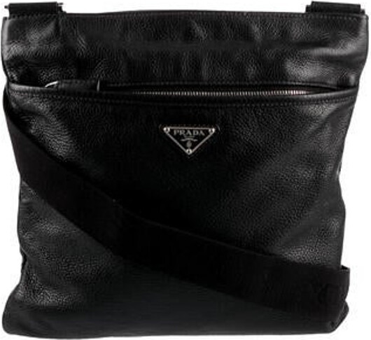 Prada Vitello Phenix Crossbody Bag - Black Crossbody Bags, Handbags -  PRA841760