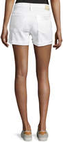 Thumbnail for your product : AG Adriano Goldschmied Hailey Mid-Rise Denim Jeans Shorts, White