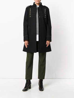 RED Valentino military style coat